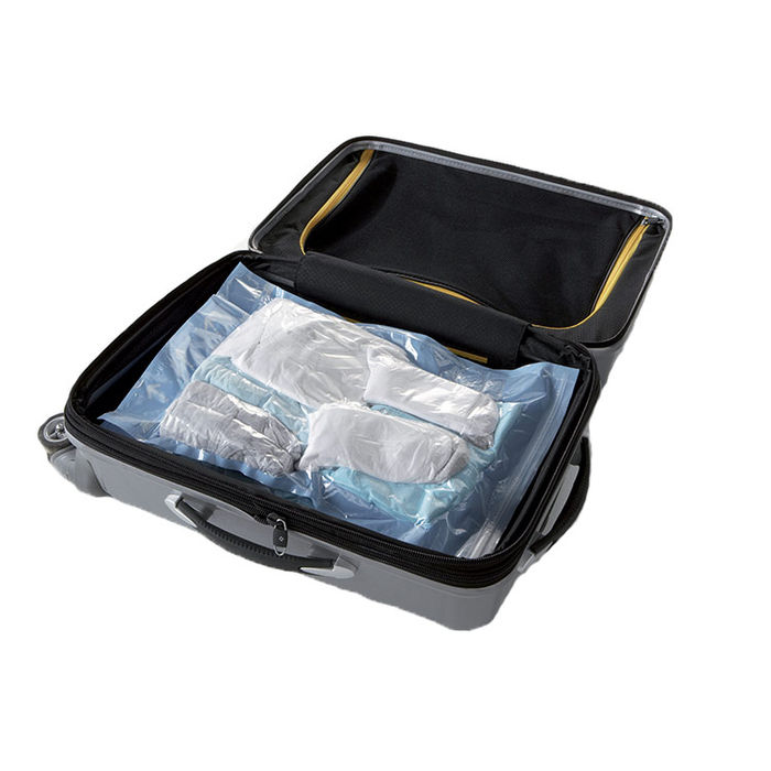 Lot de 6 sacs de compression manuelle "Roll-up" (2 S + 2 M + 2L)  7 Compactor