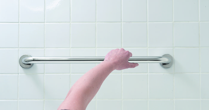 Barre d'appui chromée pour baignoire "Proaltis" grand modèle 1 Compactor