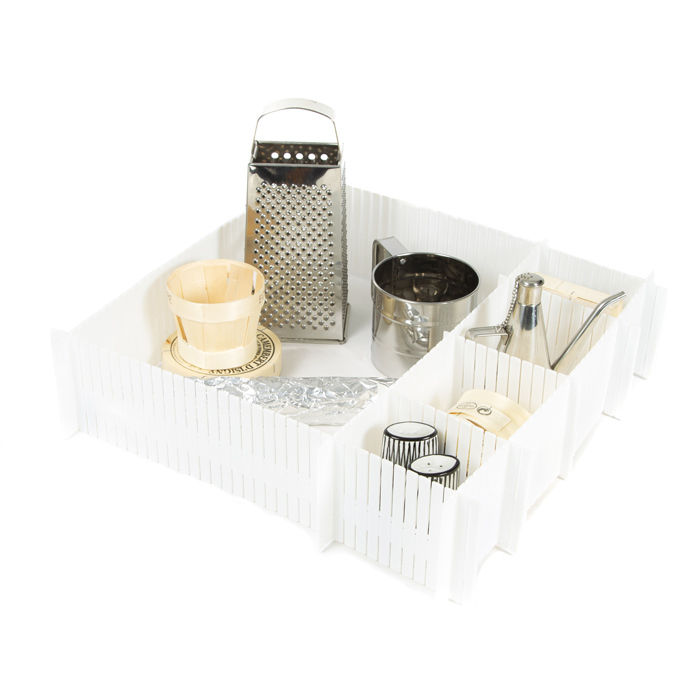 Organisateur de tiroir modulable blanc "Free" 7 Compactor