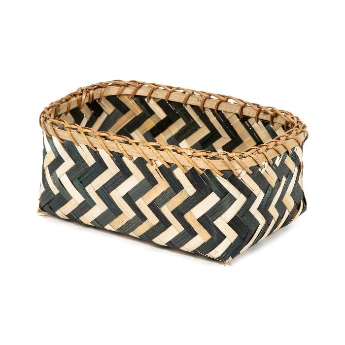 Panier de rangement noir et naturel "Zebra" S 1 Compactor