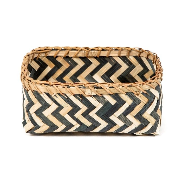 Panier de rangement noir et naturel "Zebra" S 2 Compactor