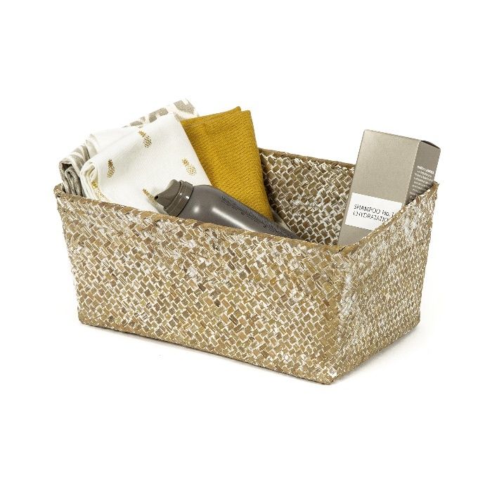 Panier de rangement beige "Kito" 4 Compactor