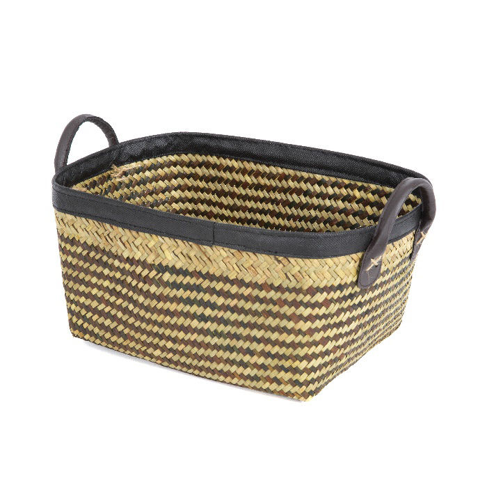 Panier de rangement marron et noir "Padang" M 1 Compactor