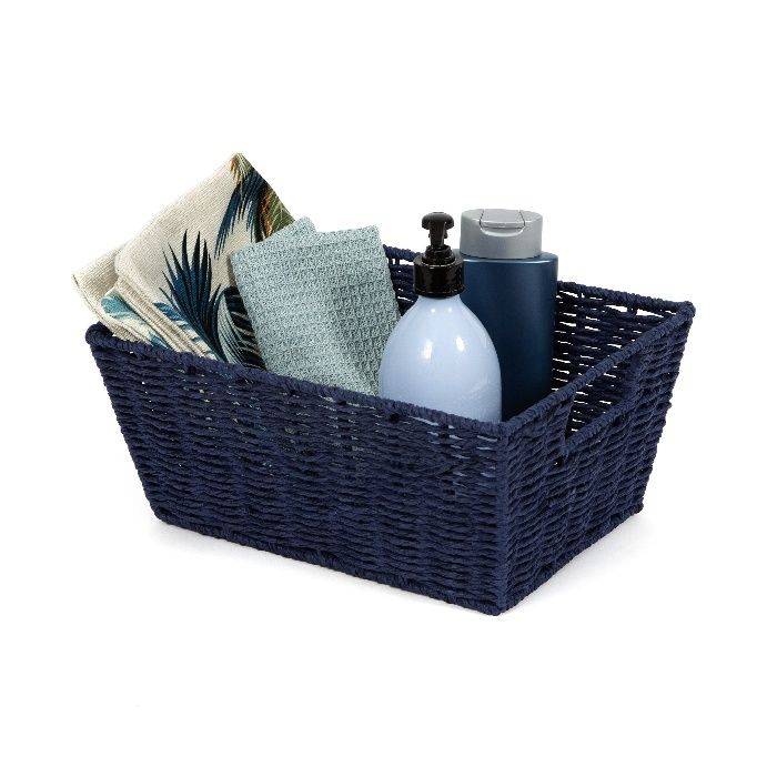 Panier de rangement bleu marine "Etna" 4 Compactor