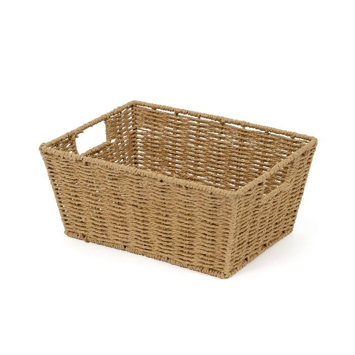 Panier de rangement beige "Etna" 1 Compactor