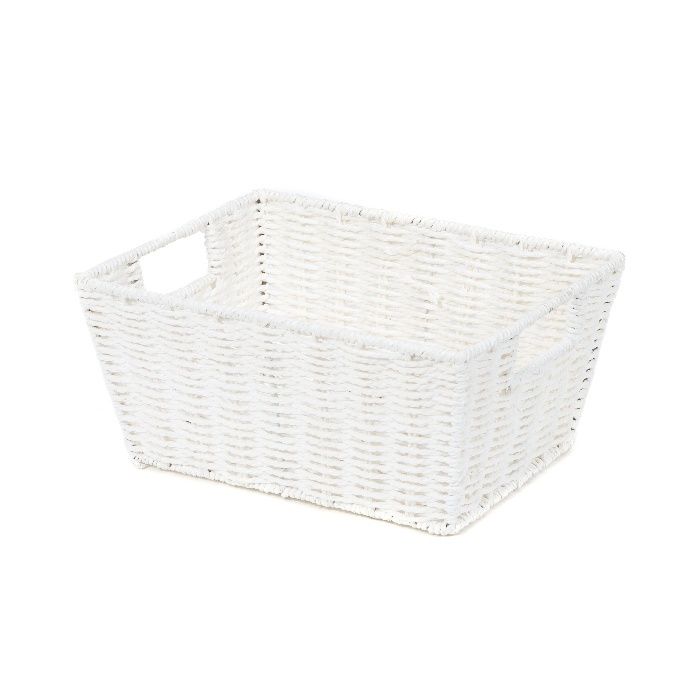 Panier de rangement blanc "Etna" 1 Compactor