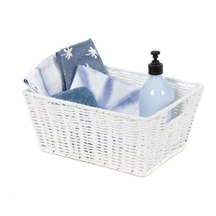 Panier de rangement blanc "Etna" 4 Compactor
