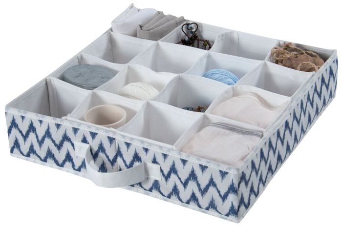 Organisateur de tiroir souple 16 compartiments «Ikat» 1 Compactor
