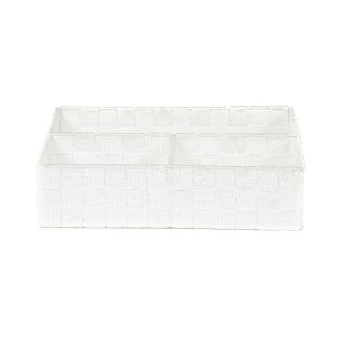 Organisateur de tiroir 3 compartiments rigide blanc "Stan" 2 Compactor