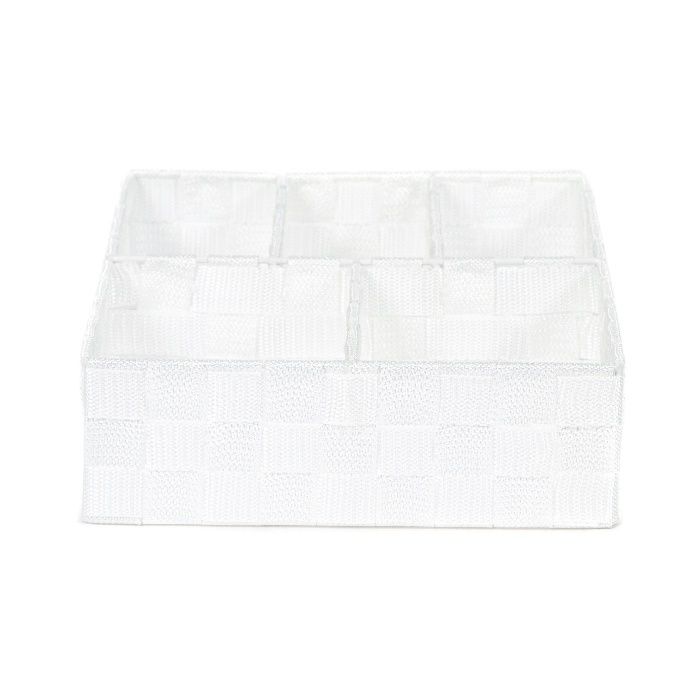 Organisateur de tiroir 5 compartiments rigide blanc "Stan" 3 Compactor