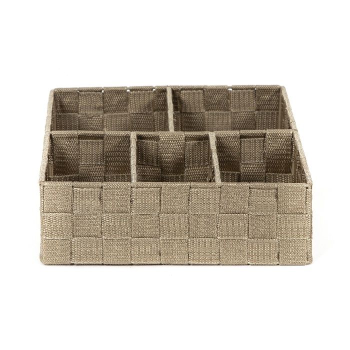 Organisateur de tiroir 5 compartiments rigide taupe "Stan" 3 Compactor