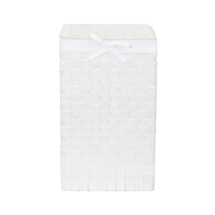 Panier à linge carré blanc "Stan" 2 Compactor