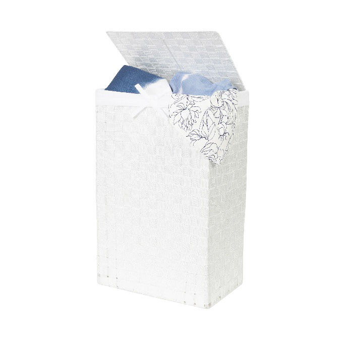 Panier à linge rectangulaire blanc "Stan" 4 Compactor