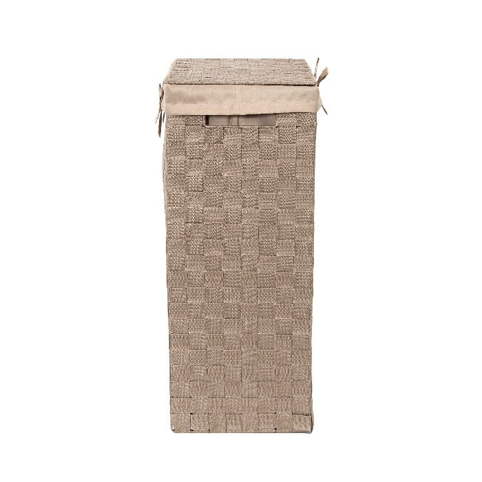 Panier à linge rectangulaire taupe "Stan" 3 Compactor