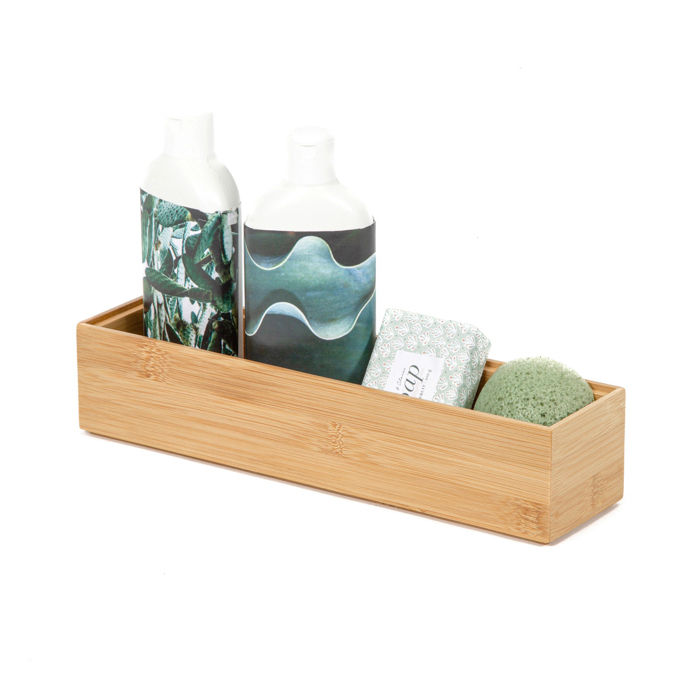 Casier de rangement rectangulaire en bambou "Osaka" XL 4 Compactor