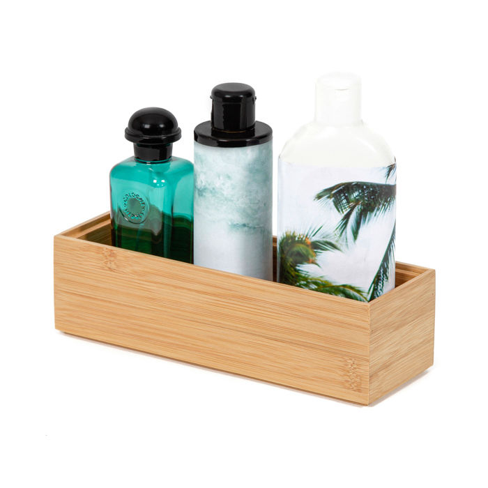 Casier de rangement rectangulaire en bambou "Osaka" M 4 Compactor