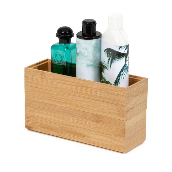 Casier de rangement rectangulaire en bambou "Osaka" M 5 Compactor