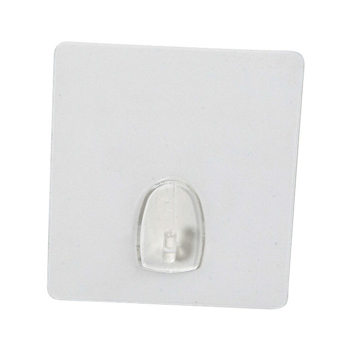 Crochet auto-adhésif transparent repositionnable "Bestlock Magic" 2 Compactor