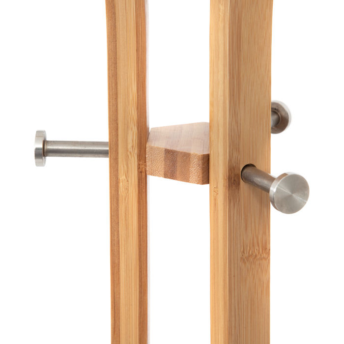 Porte-manteau en bambou "Marcus" 3 Compactor