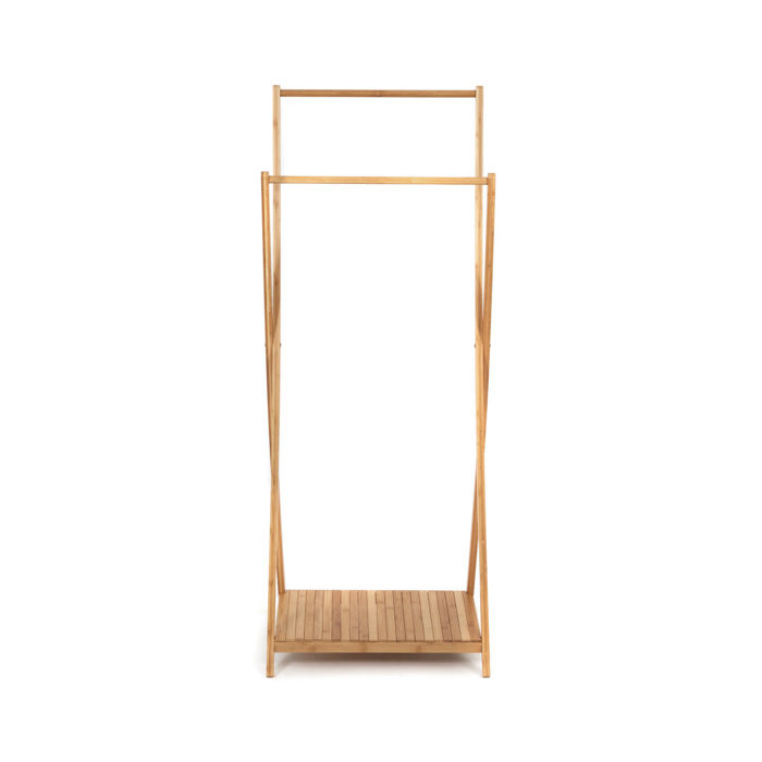 Portant double en bambou "Malmo" 2 Compactor