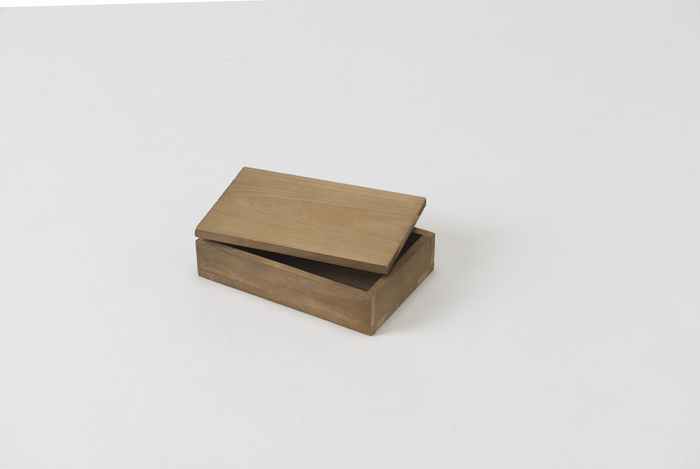 Petite boite de rangement rectangulaire à couvercle en bois "Vintage" 2 Compactor