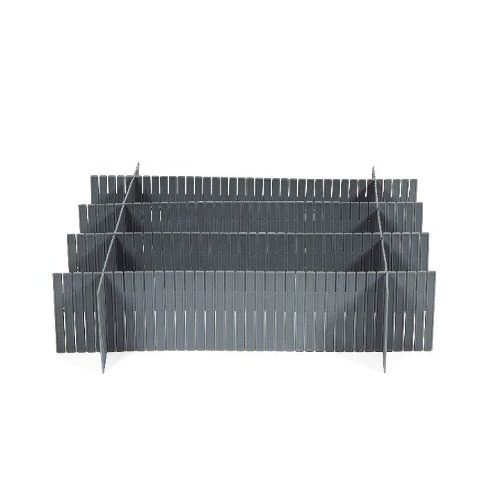Organisateur de tiroir modulable gris "Free" 5 Compactor