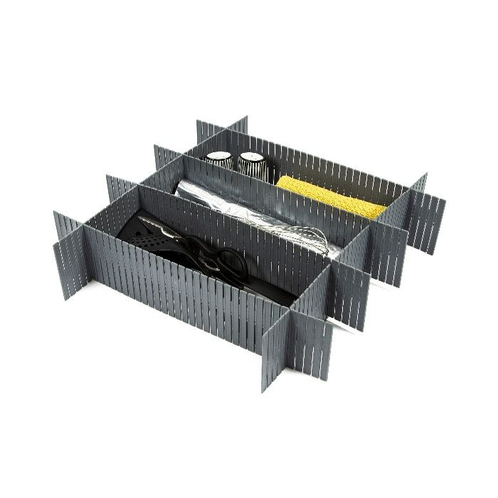 Organisateur de tiroir modulable gris "Free" 7 Compactor