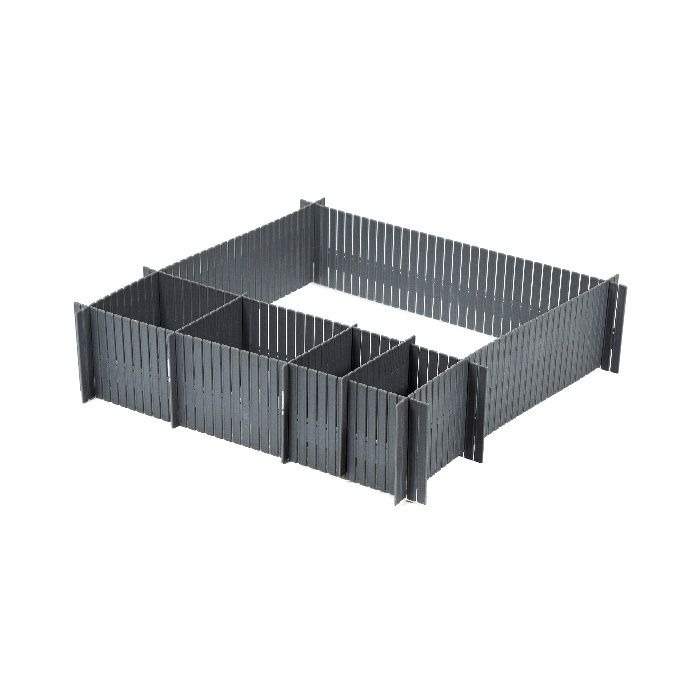 Organisateur de tiroir modulable gris "Free" 3 Compactor