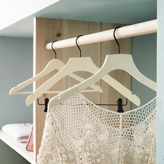 Cintre simple beige "Cancale" 5 Compactor