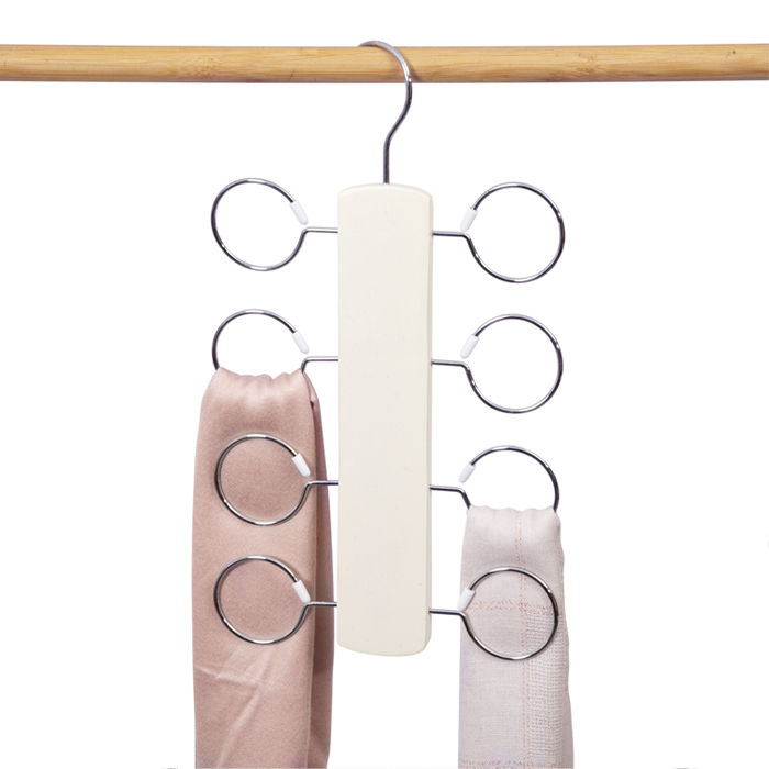 Cintre porte-foulards blanc «Scarf» 4 Compactor