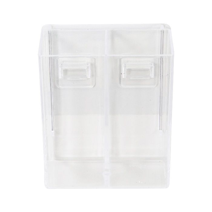 Rangement mural auto-adhésif pour maquillage 2 compartiments "Vision" 2 Compactor