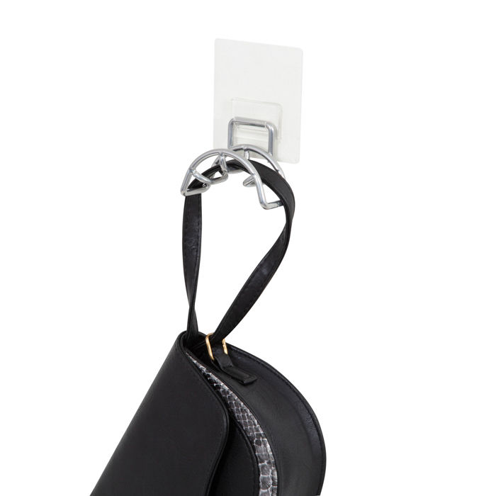 Porte-sac à main mural auto-adhésif "Bestlock Magic" 4 Compactor