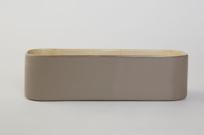 Vide-poches en bambou laqué taupe « Danang » 3 Compactor