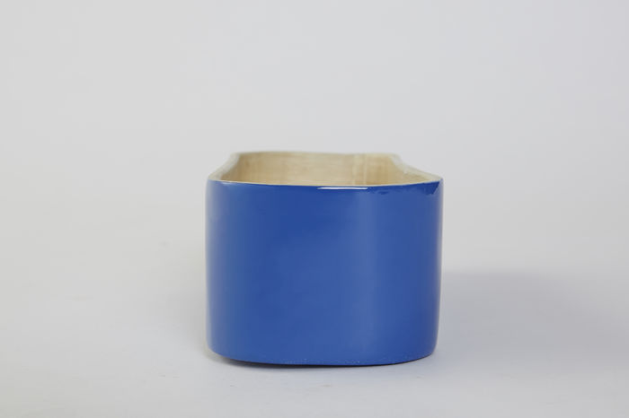 Vide-poches en bambou laqué bleu "Danang" 4 Compactor