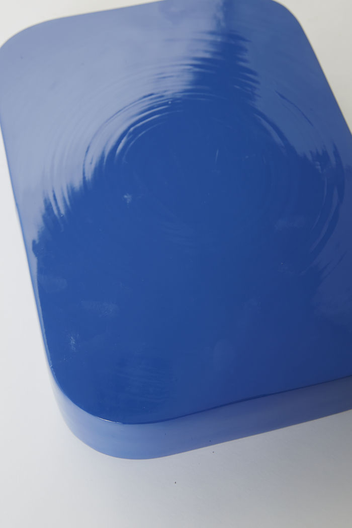 Plateau en bambou laqué bleu "Danang" 4 Compactor