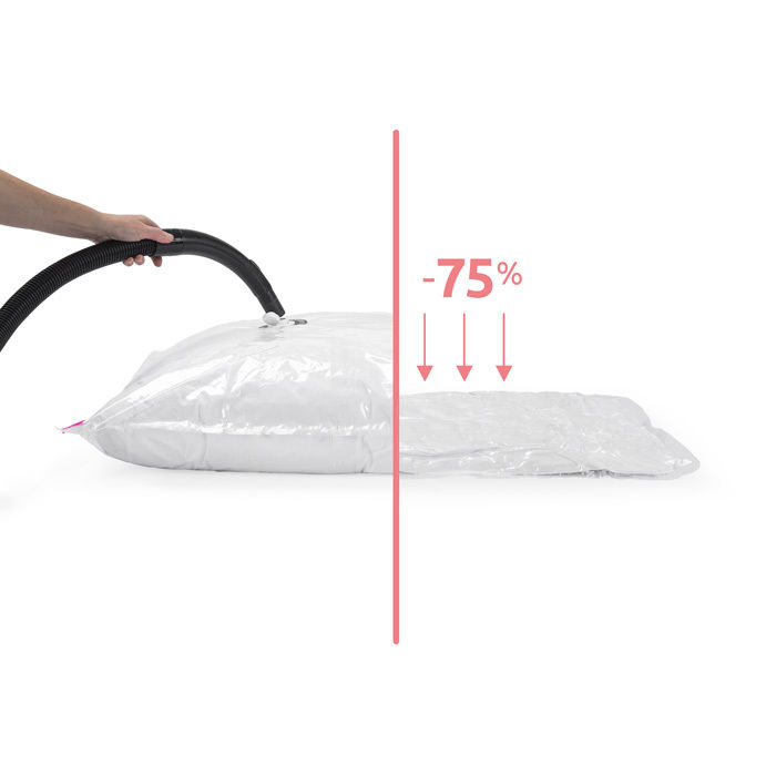 Lot de 10 sacs de compression "Aspispace" (5 M + 5 L) 2 Compactor