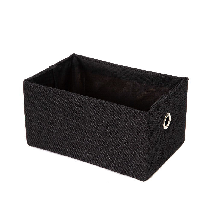 Panier de rangement noir "York" 1 Compactor