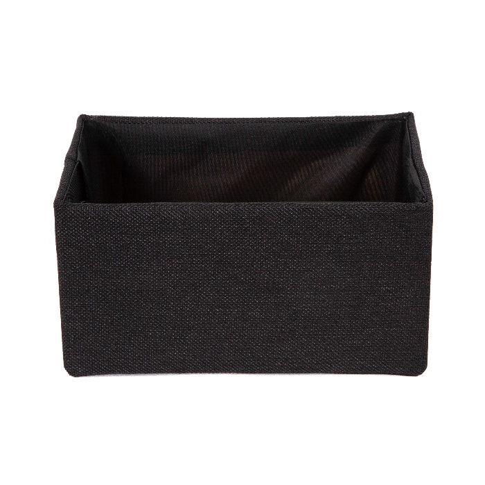 Panier de rangement noir "York" 2 Compactor