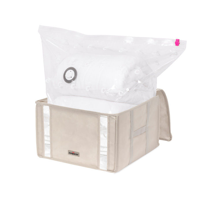 Lot de 3 housses souples sous-vide Compactor beiges "2.0" M 2 Compactor