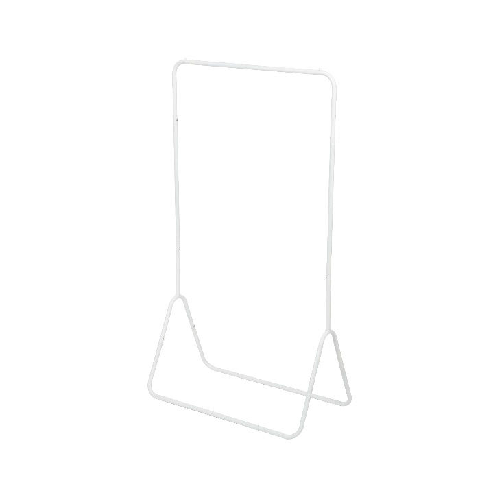 Portant blanc en métal arrondi "Fyn" 1 Compactor