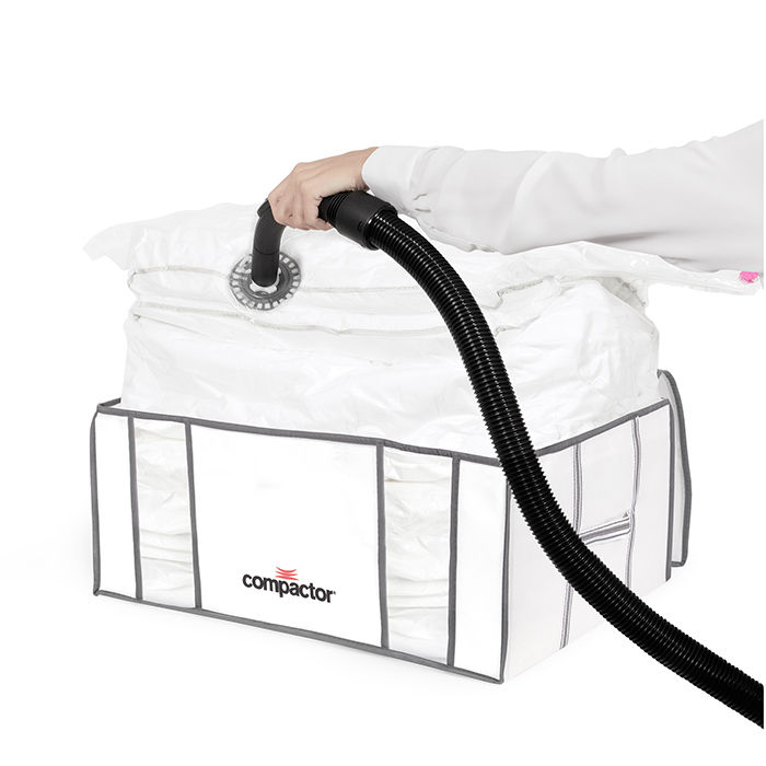Lot Compactor blanc "Life" : housses souples sous-vide L + XXL 3 Compactor