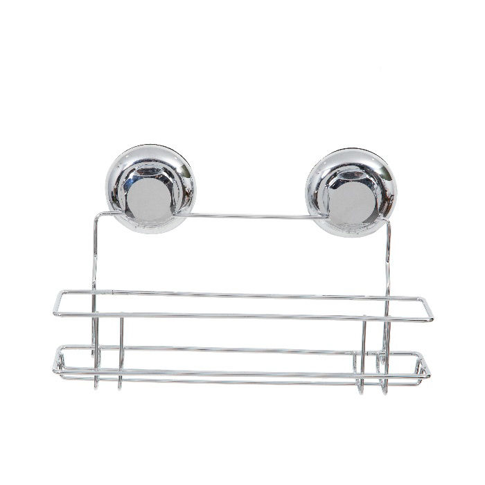 Etagère à ventouses argent "Bestlock" grand modèle 2 Compactor