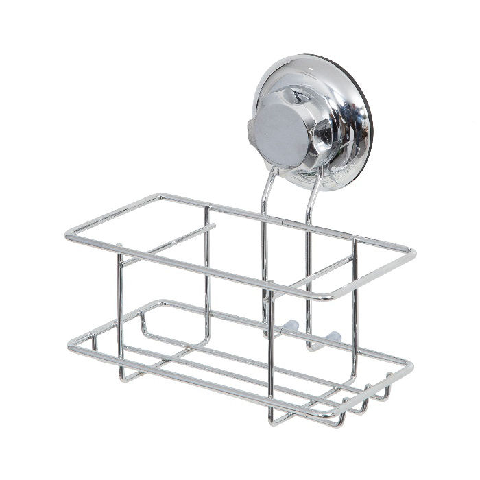 Etagère à ventouse argent "Bestlock" petit modèle 1 Compactor