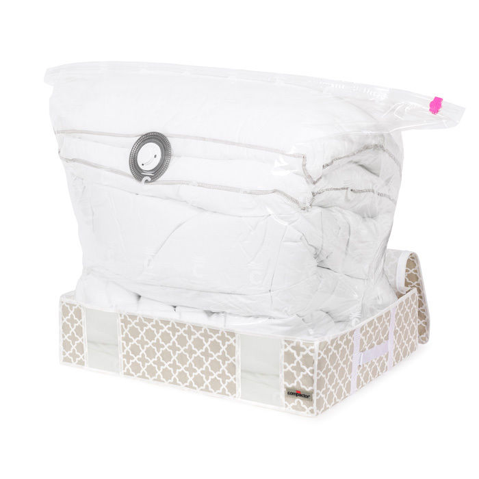 Housse souple sous-vide Compactor taupe "Madison" L 1 Compactor