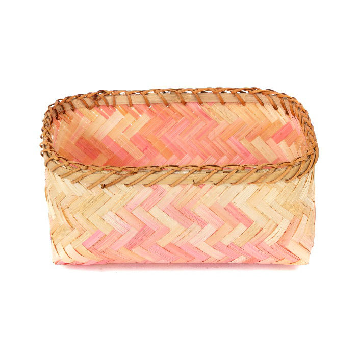 Panier de rangement rose "Nouméa" S 2 Compactor