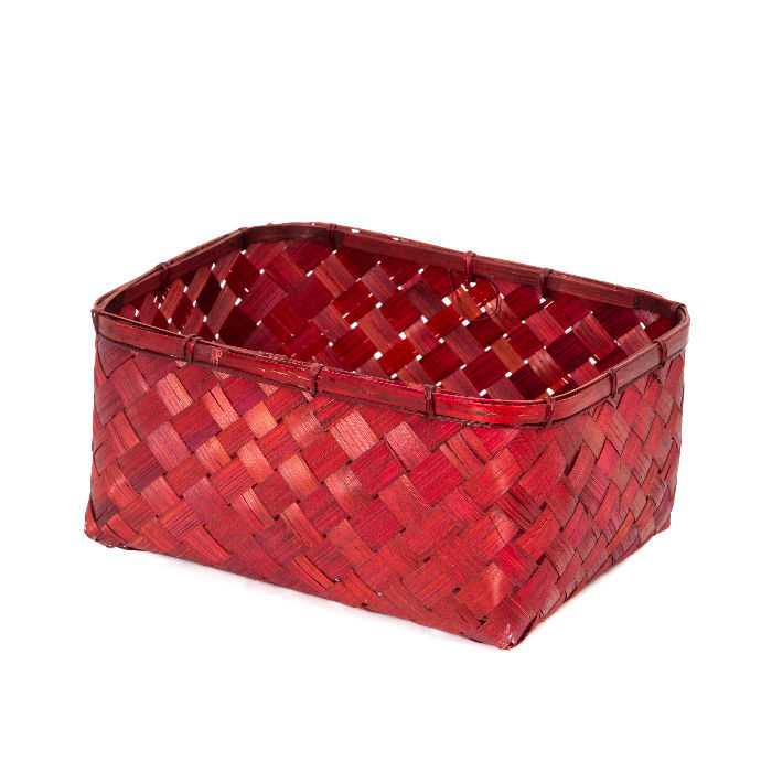 Panier de rangement rouge "Hanoi" L 1 Compactor