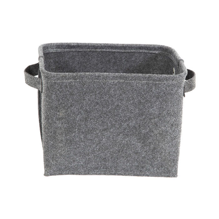 Panier de rangement en feutrine gris "Felt" 2 Compactor