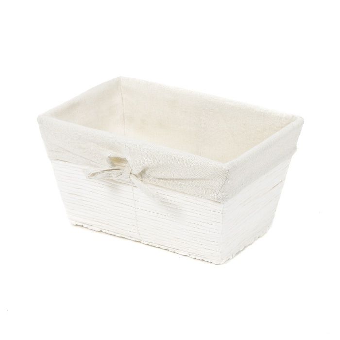 Panier de rangement en papier blanc "Kimo" 1 Compactor