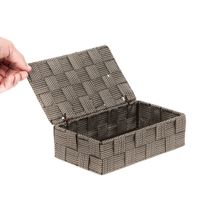 Boite de rangement marron "Toronto" petit modèle 4 Compactor