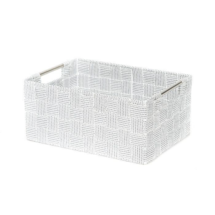 Panier de rangement blanc "Toronto" M 1 Compactor